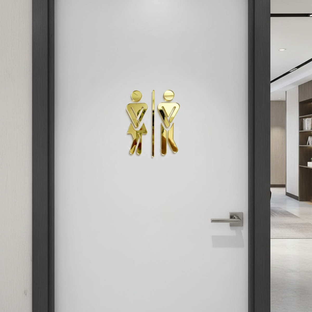 Funny Restroom Door Sign