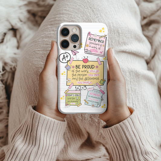 Inspirational Teacher Phone Case - MagSafe iPhone Case - Student iPhone Case Gift - Back To School Gift