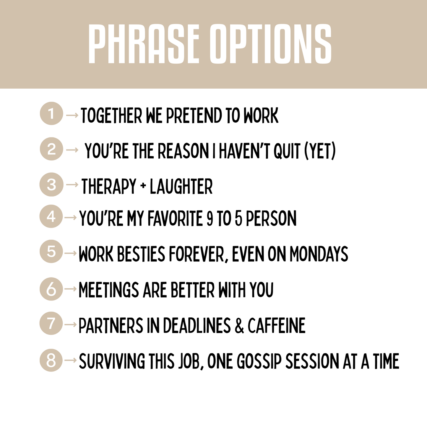 Work Bestie Mug - Co Worker Gift