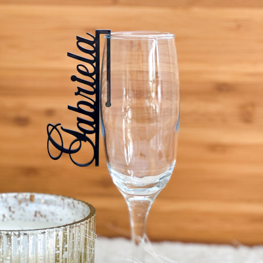 Personalized Name Charm for Drinks