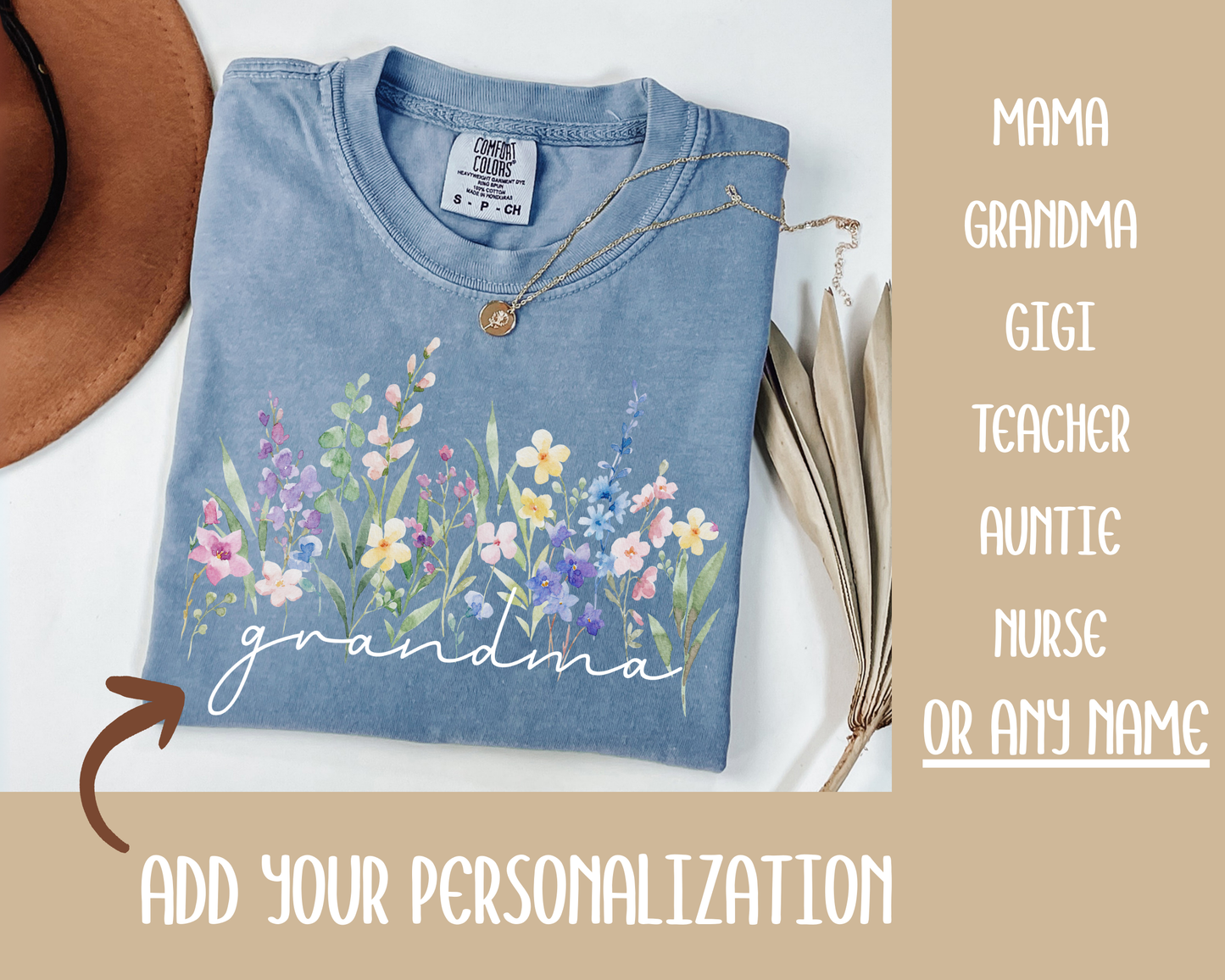 Wildflower shirt - Boho Floral Tee