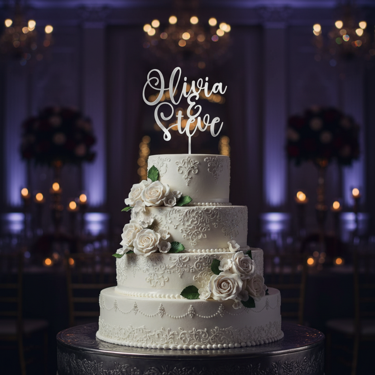 Custom Names Cake Topper